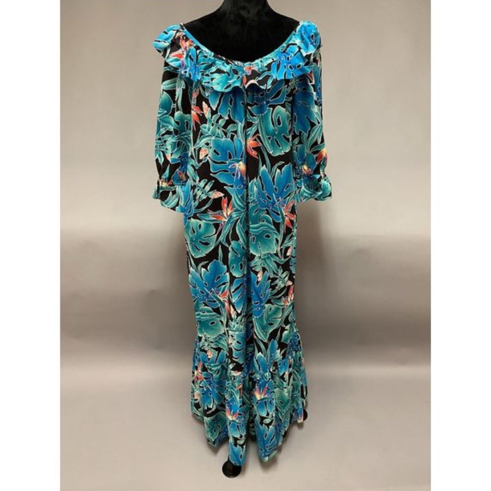 Hilo Hattie, off-shoulder dress, size XL